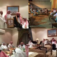 #الشيخ الدكتور العميد سليمان  الحميد يكرم العميد ركن محمد الحميد بمناسبة ترقيته