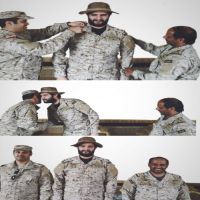 #تم تقليد ابن العم ماجد بن علي #السهيان الخالدي من قبل قائد قوة #التحالف #العربي_باليمن الى رتبة ملازم اول