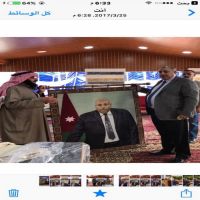 #الشيخ رجا الغنام الخالدي يقدم هديه تذكاريه لمعالي مازن باشا القاضي