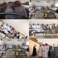 #الامير محمد بن سلطان بن حميد امير قبيلة عتيبه بضيافة الاستاذ سالم الباسط الزيد بأسم بني خالد ( القرشه ) بمنطقة الجوف