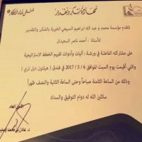 شارك الاستاذ / احمد ناصر السعيدان الخالدي /أقامت مؤسسة محمد وعبدالله السبيعي الخيرية  اليوم السبت ٢٠١٧/٥/٦ ورشة عمل في آليات وأدوات تقييم الخطط الاستراتيجية