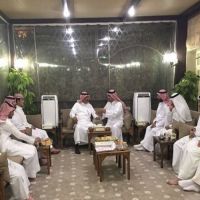 زياره الشيخ براك الحسن لديوان العصفور