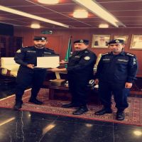 تكريم الملازم اول عذبي الخالدي