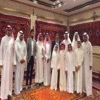 زياره الدكتور فارس القاضي لديوان فيصل الخطيمي