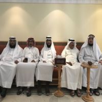 زياره مدير صحيفه بني خالد لديوان محمد الناصر الحمدان