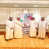 زياره مدير صحيفه بني خالد لفريق شمعة الكويت التطوعي