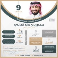 الخالدي مرشح لإنتخابات غرفة الشرقيه.