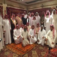 الشيخ الرشيدان والراوي الخمسان بضيافه الخطيمي