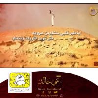 ياطير قلبي ، للشاعر ناصر الخالدي.