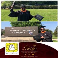 #عبدالسلام #العرفج يتخرج من  Catholic University Of America