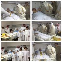 #المحافظ, عبد المحسن #العطيشان. #يزور العم  خالد عبود الخالدي ابو سلطان في  مستشفى الملك خالد العام