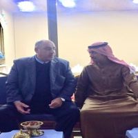 لقاء الباشا مازن القاضي بالشاعر محمد الخطيمي