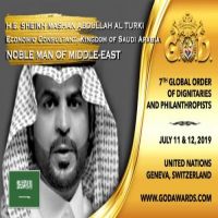 #تكريم محسن #التركي #الخالدي #بالامم_المتحده وحصوله على لقب  Nobel Man of the Middle East 2019