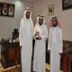 الفايزي يكرم  الخريف   بوابة الاشراف التربوي بالقصيم