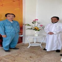 #تشرف سعاده مدير مصفاة أرامكو #السعودية بالرياض   المهندس   #عبدالرحمن بن عبدالعزيز الفاضل  بزيارة الاستاذ صبحي الهاشم