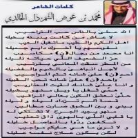 #الشاعر #محمد بن عوض #الشمردل  الخالدي
