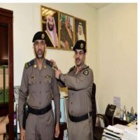 العتيبي يقلد الخالدي رتبته الجديدة