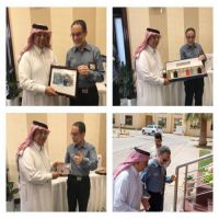 #استقبل سعاده مدير مصفاه #ارامكو برياض  المهندس #عبدالرحمن بن عبدالعزيز الفاضل